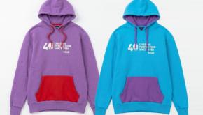 90’sテイストが際立つティラックの40周年記念パーカーは、絶妙なツートンカラーがレトロ&ポップ!