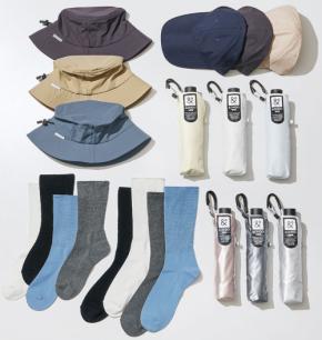 THERMOS サーモス &ONDO アンドオンド COOL遮熱 日傘 ハット キャップ 締め付けないドライソックス クルー丈 新発売☆ 真夏の直射日光や紫外線から身体を守る必携アイテム◎