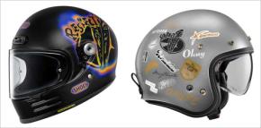 B’z 稲葉浩志 × SHOEI コラボヘルメット Glamster J・O+ 2種 9～11月 受注期間限定販売　Koshi Inaba のバイク愛が結実　3月開催 東京＆大阪モーターサイクルショーで先行展示