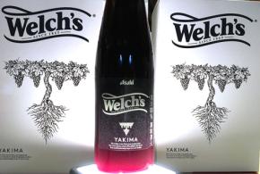 アサヒ飲料 ぶどう4房ぶん果汁 Welch’s ウェルチ PREMIUM YAKIMA 2500本限定 5/22〜5/24 販売 ＠東京ミッドタウン日比谷で究極の濃厚ぶどう体験☆ 超濃厚なごほうび＆ギフトに◎