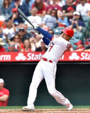 エンゼルスの大谷、打球速度で最速更新=米大リーグ
