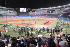 開幕戦は6502人集客=ソフトJDリーグ