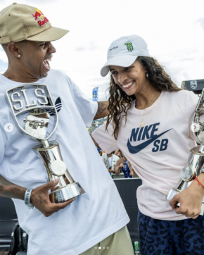 【SLSテイクオーバー2025サンタモニカ】地元フェリペ・グスタボが優勝 女子優勝はライッサ・レアウ