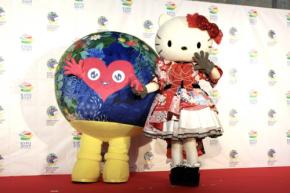 GREEN×EXPO 2027 公式マスコットキャラクター「トゥンクトゥンク」と「サンリオ」がコラボ！発表会にハローキティが登場