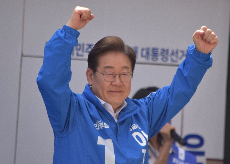 韓国大統領選　李在明氏が当選確実　3年ぶり進歩勢力が政権奪還