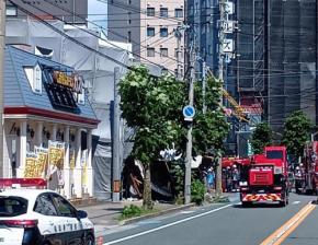 「『グゴゴゴゴー』とものすごい音」　2人意識不明　福岡・建物崩壊