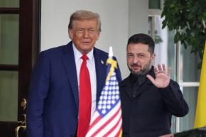トランプ氏、ウクライナが求める「安全の保証」に関与表明　首脳会談