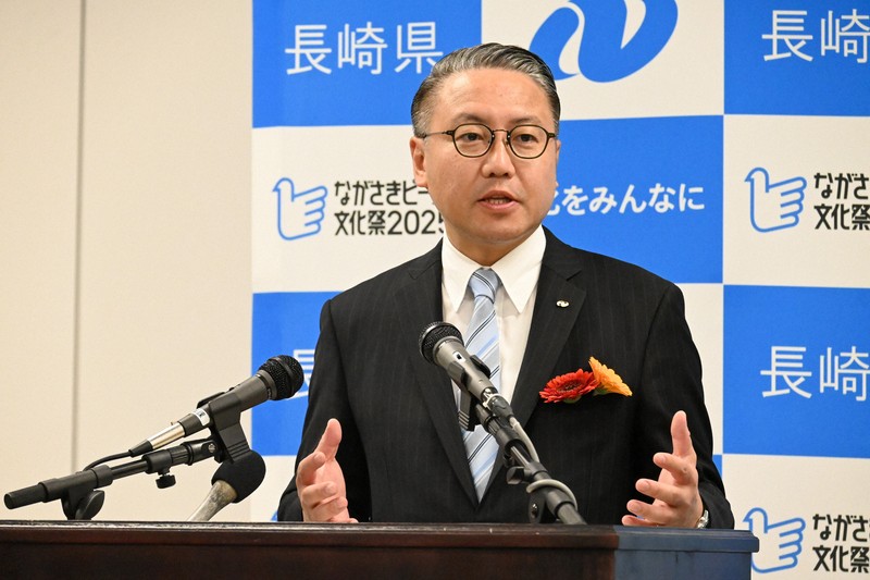 非核三原則見直し　長崎知事「被爆県として到底受け入れられず」