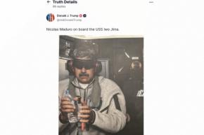 マドゥロ氏乗せた航空機がNYに到着　マムダニ市長「国際法違反」