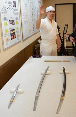 返礼品に日本刀 「鉄のまち」の技術、全国にPR 北海道・室蘭