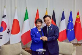韓国大統領来日、日本政府も発表 官房長官「緊密な意思疎通で一致」