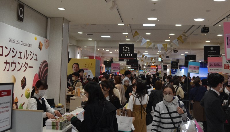 名古屋高島屋で日本最大級のバレンタイン催事　人気シェフら参加