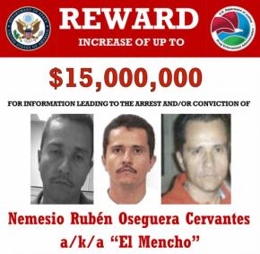 メキシコ麻薬王が軍事作戦で死亡　米国も23億円の懸賞金を提示