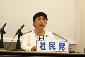 福島氏おわびも…党内の亀裂あらわに 社民党首選の会見巡り