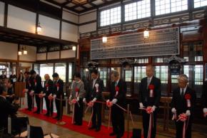 旧大社駅、保存修理を終えオープン 国の重要文化財 島根・出雲
