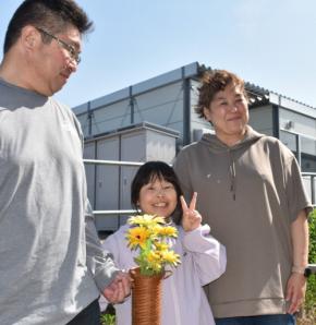 「はるかのひまわり」能登へ 阪神で妹失った女性、希望の種まき