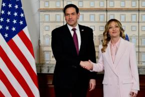 ルビオ米国務長官、メローニ伊首相と会談　米軍削減「議論せず」