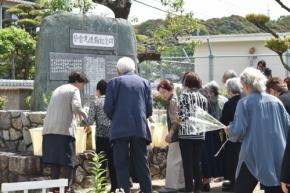 「重油が浮かぶ海、今でも」　紫雲丸沈没71年、高知で慰霊式