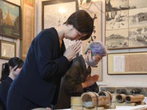 ビルマ戦没者慰霊祭　愛媛・石手寺の仏塔「パゴダ」で思いはせる