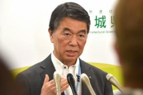 宮城の村井知事が公務に復帰 脳の良性腫瘍、手術で摘出
