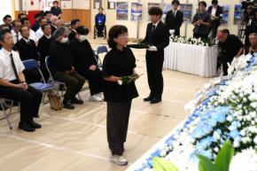 「生きたかったと思う」 九州豪雨から6年、熊本で献花式