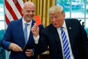 トランプ氏「不公平だ」　FIFAへの再検討要請認める　W杯