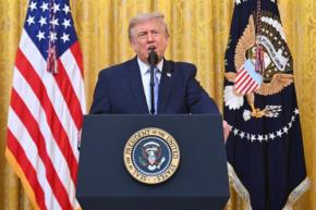 トランプ氏「中国が大統領選でデータ不正入手」　演説、根拠示さず