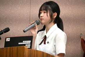 「戦争は止められる」　イオンモール熊本で被災の高校生平和誓う
