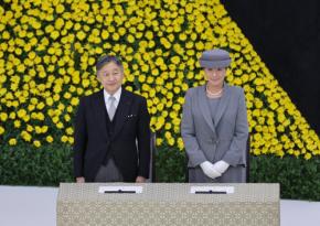 天皇陛下「深い反省」「惨禍繰り返されぬこと願う」戦没者追悼式