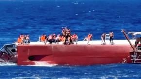 地中海のキプロス沖で旅客船転覆　8人死亡、17人行方不明