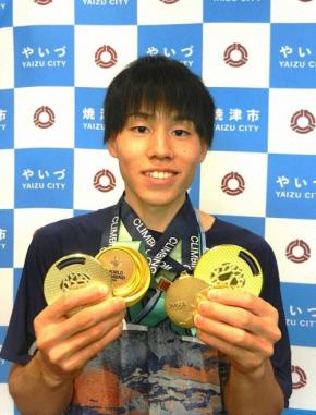 指先の力に自信あり　アジア大会でV狙うクライミング鈴木音生