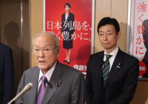「勝利で政権基盤はより安定」　自民・鈴木幹事長、沖縄知事選