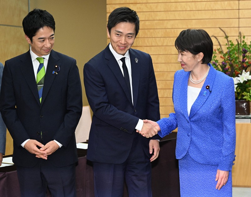 与党党首会談、維新の閣内協力で正式合意 中司氏が入閣で調整
