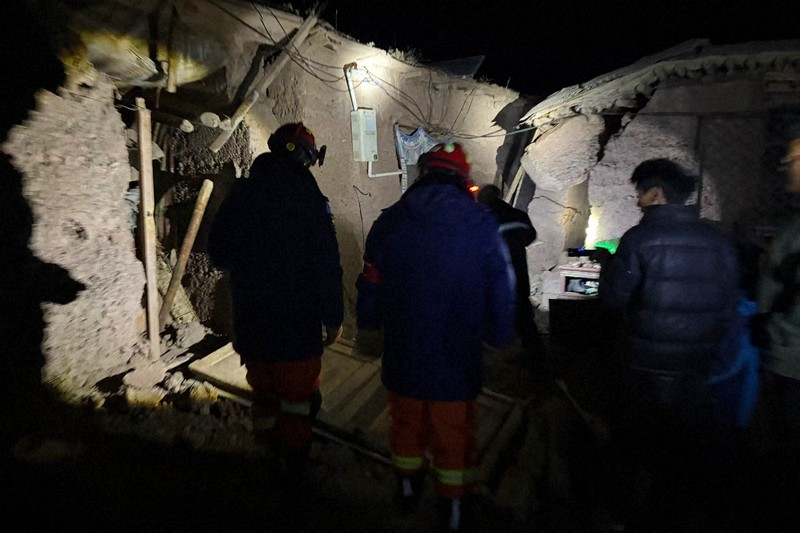 中国チベット自治区でM7.0の地震　16人死亡、65人負傷