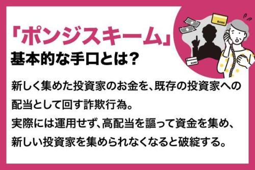 【注意喚起】ポンジスキームとは？具体的な手口や見分け方をわかりやすく解説