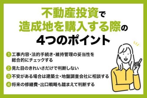 造成工事とは?土地購入前に知っておきたい安全性・法規制・チェックポイント