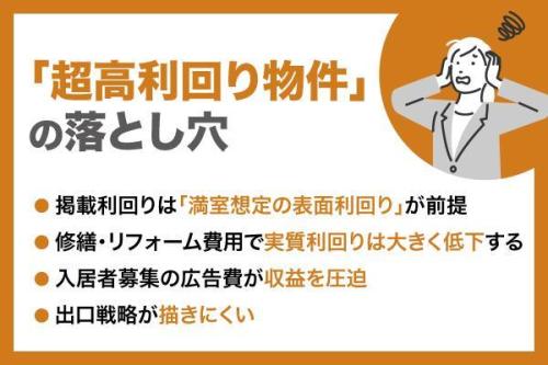超高利回り物件への不動産投資はアリなのか?リスク・落とし穴と判断基準