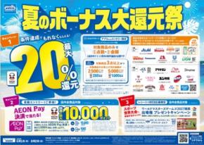 ウエルシア薬局がWAON POINT最大20%還元「夏のボーナス大還元祭」開催