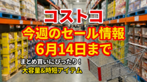 【コストコ】6/14までの週替わりセール情報|最大1160円オフ!ゆめぴりか・蒟蒻畑など家計にうれしい注目商品をチェック