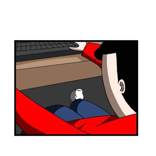 インコ 作業 漫画