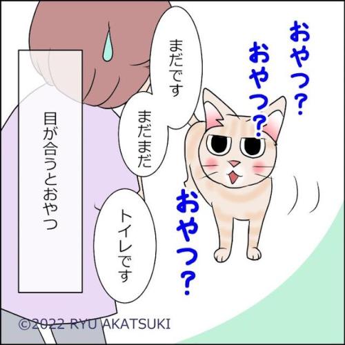 猫　おねだり　漫画