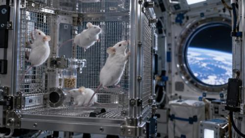 宇宙に行ったのは母親、変化が出たのは子と孫