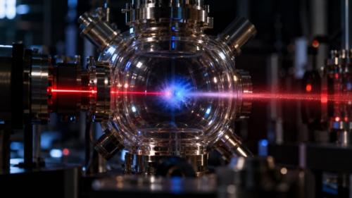 体をすり抜ける幽霊粒子を「レーザー」にする計画
