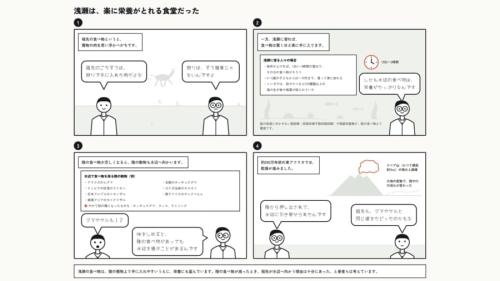 水中に潜ると食料が豊富に得られる