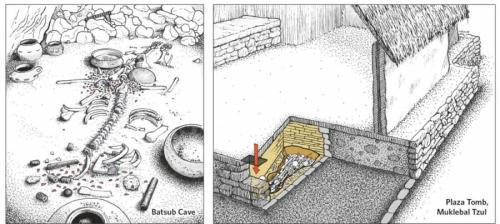 古代マヤのエリートは「2か所」に埋葬されていた