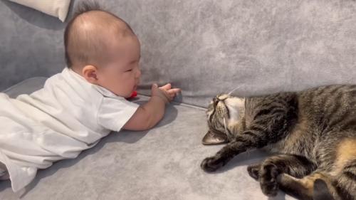 くつろぐふたり