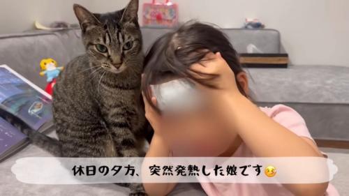 テロップ「休日の夕方、～」