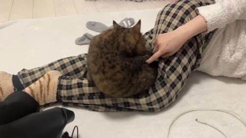 指でツン