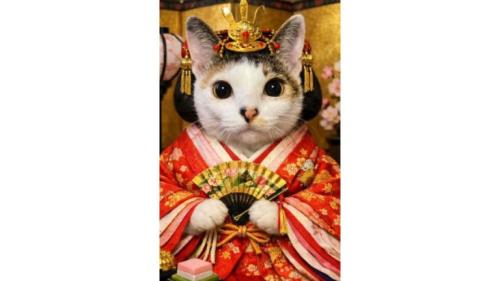AI加工の猫