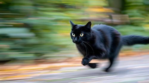 猛スピードの黒猫